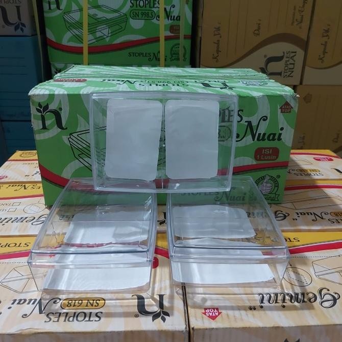 Toples Kue Kering Nuai Sn 998 S Sn998S / Sekat 2 - 500 Gr Premium Berkualitas