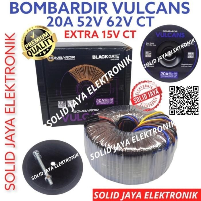 TRAFO DONAT 20A 62V CT VULCANS BOMBARDIR TRAVO TOROID 20 A 62 BELL BGR
