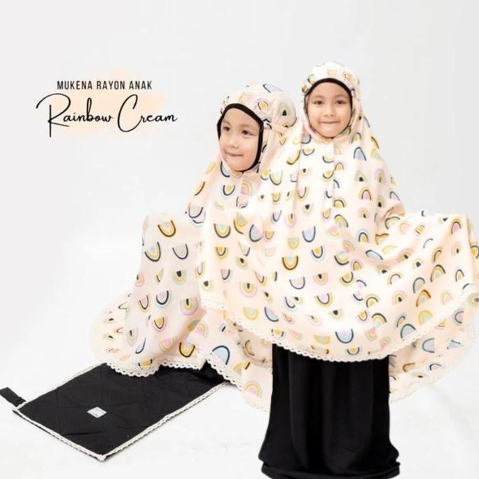 Mukena Anak Katun Premium Motif Karakter Bunga