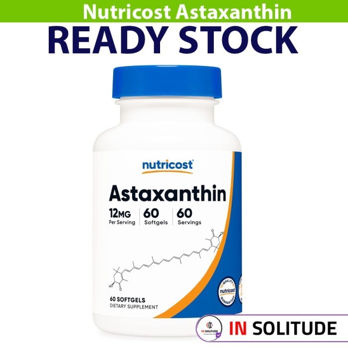 Nutricost Astaxanthin 12Mg 60 Capsules