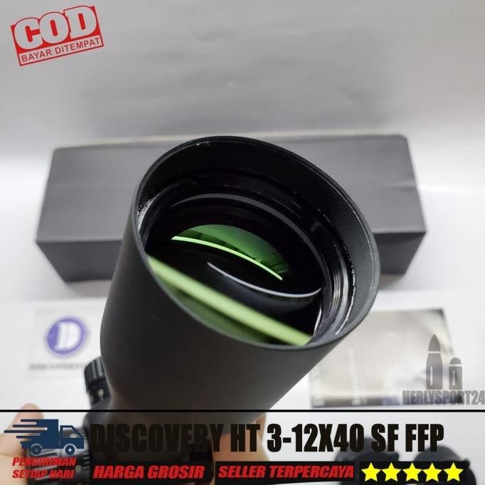 Teleskop Discovery Ht 3-12X40 Sf Ffp Discovery 3-12X40 Ffp Tahan Getar