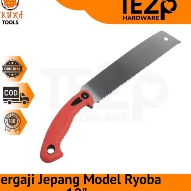 Terbaru Gergaji Jepang Ryoba Single Edge 10 Inch Satu Sisi Lentur Tajam Ikura