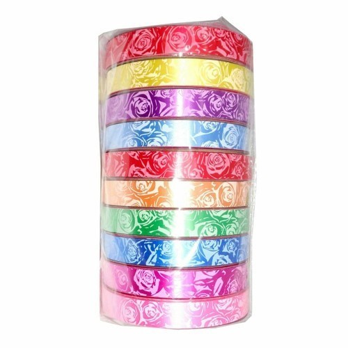 

Pita Plastik Motif Pink Tua 10m