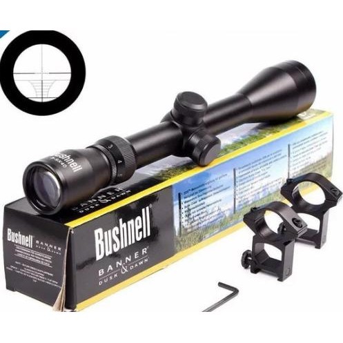 Teropong Senapan Angin Teleskop Pembesar Fokus Lensa Objek Bushnell