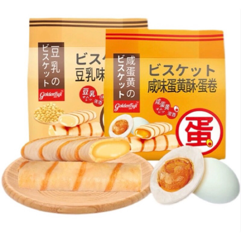 

Golden Fuji Salted Egg Yolk 228g Golden Fuji Creprs Isi Krim Rasa Telur Asin Golden Fuji Soybean Milk Flavour