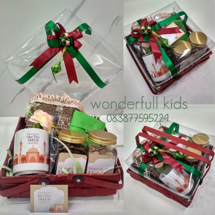 

Limited! Hampers parcel lebaran 1443 H ready stok/hampers idul fitri ready stok New