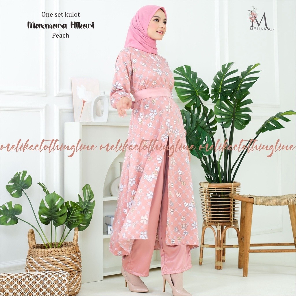 Baju Muslim Wanita Terbaru 2024 Setcell Dewasa Set Remaja Setcelan Korea Style Jumbo Oneset Lebaran 
