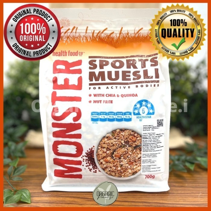 

Monster Muesli Sports Muesli 700 Gram