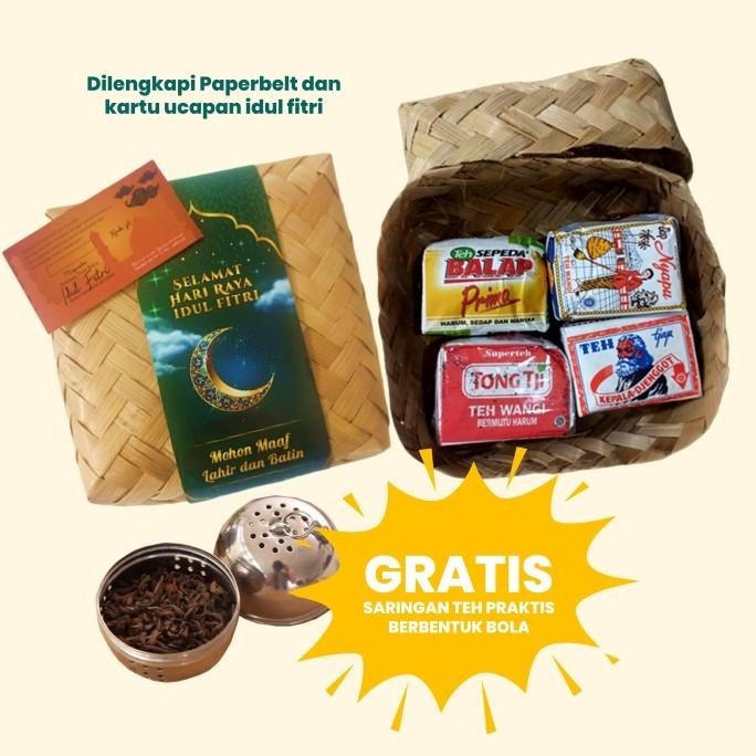 

Paket Teh Parsel Tubruk Tradisional Kemasan Besek