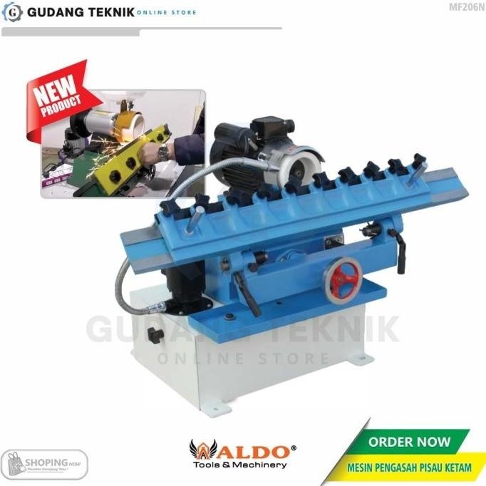 Pengasah Mata Planer 550W Aldo Mf206N / Mesin Asah Pisau Serut Ketam