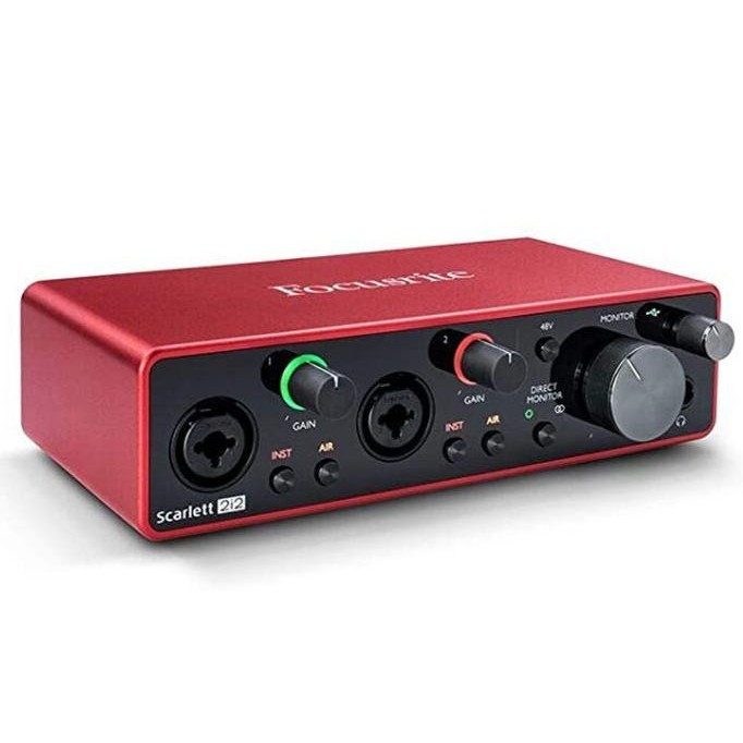 Focusrite Scarlett 2I2 Recording Soundcard