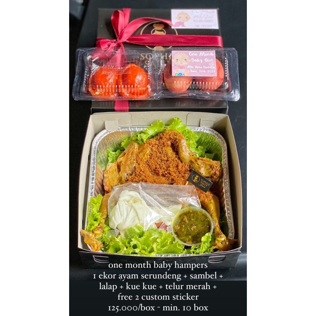 

One Month Baby Hampers / Paket Bingkisan Bulanan Bayi Lahiran