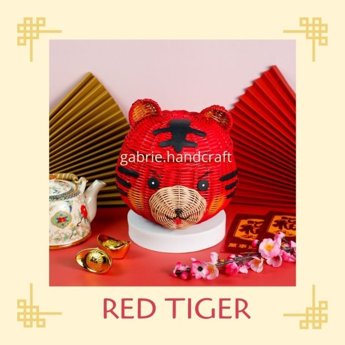 

Rotan Kepala Macan (Red) - Tempat Hampers Imlek / Manyue / One Month