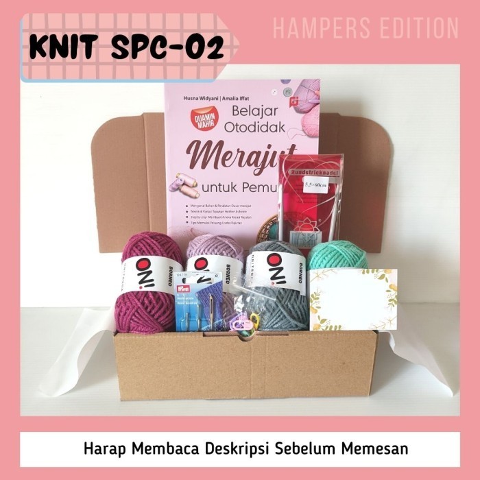 

Knit Spc 02-Paket Hampers Lebaran/Natal/Ulang Tahun/Diy/Merajut Pemula