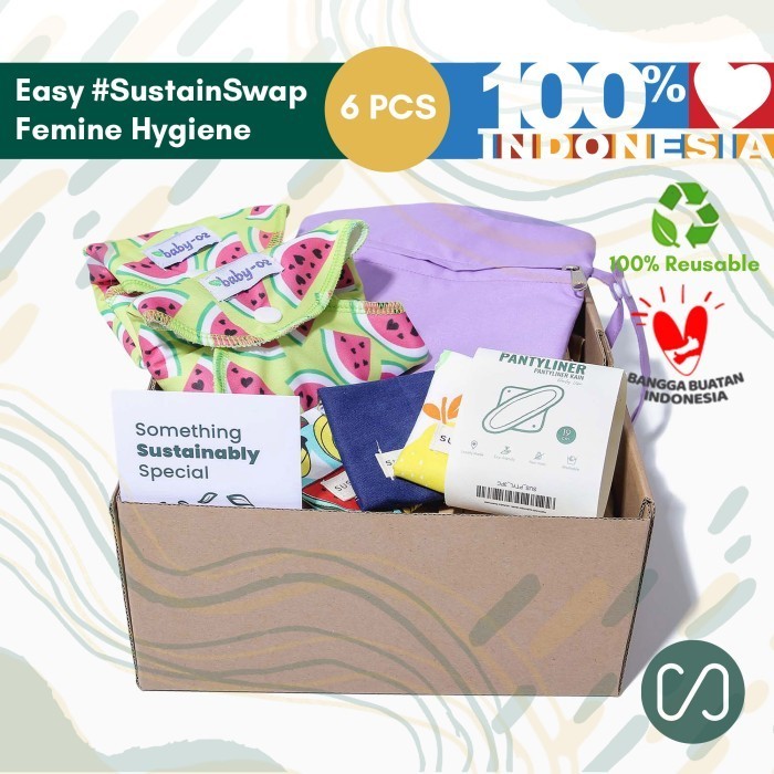 

Sustaination Hampers Untuk Cewek Ramah Lingkungan (4Pcs)