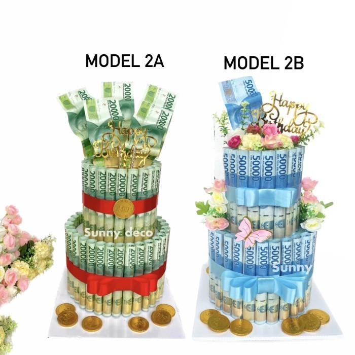 

Instan - Kue Ulang Tahun Money Cake Kado Buket Ulang Tahun Valentine