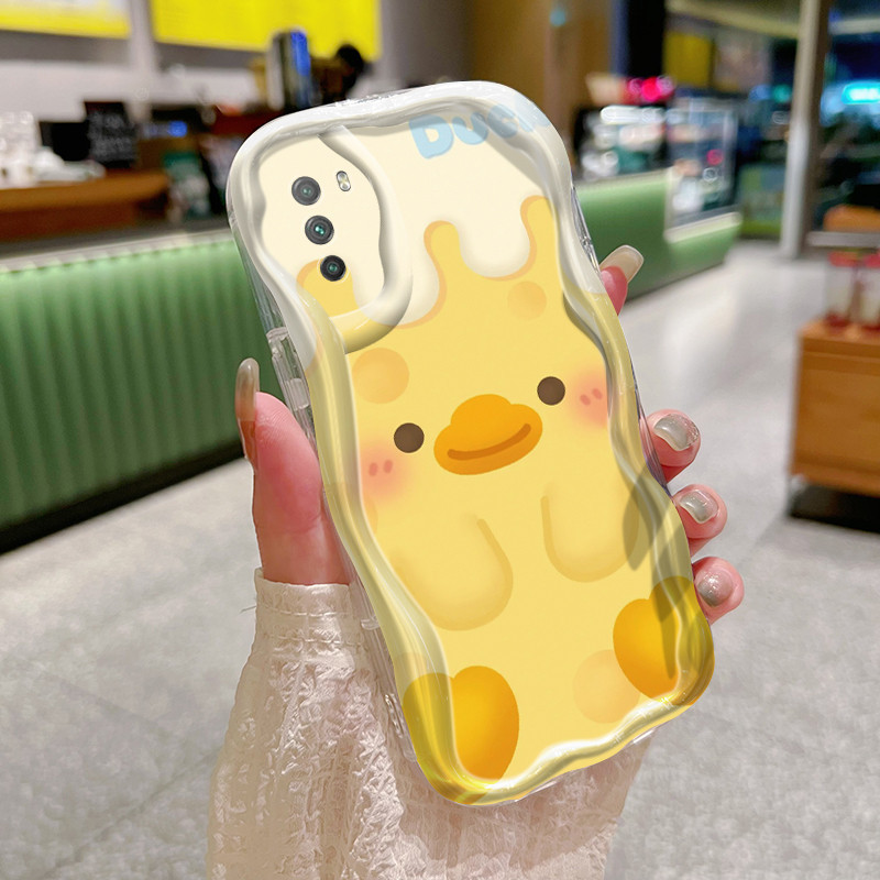Casing Hp Xiaomi POCO X3 POCO X3 Pro POCO X3 NFC POCO M3 Case lucu bebek kuning kartun Softcase spon