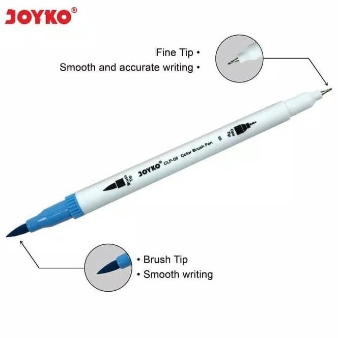 

[ Set ] Color Brush Pen - Joyko Clp-07 24 Warna Murah! |Murah