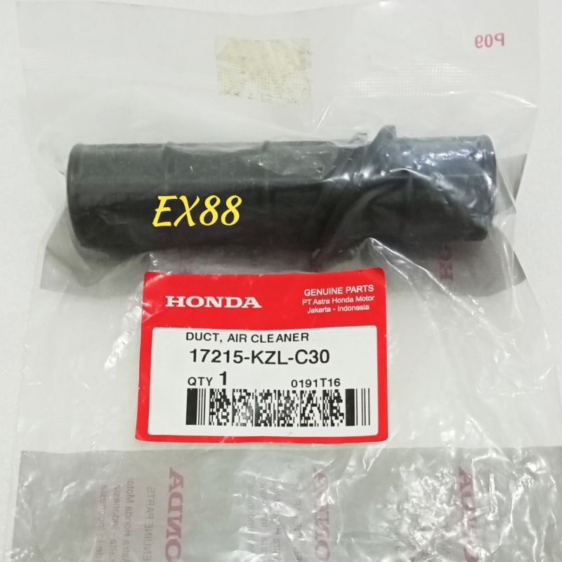 KARET PENDEK TUTUP BOX SARINGAN / FILTER UDARA SPACY KARBU / SPACY FI ORIGINAL AHM ASLI 17215-KZL-C3