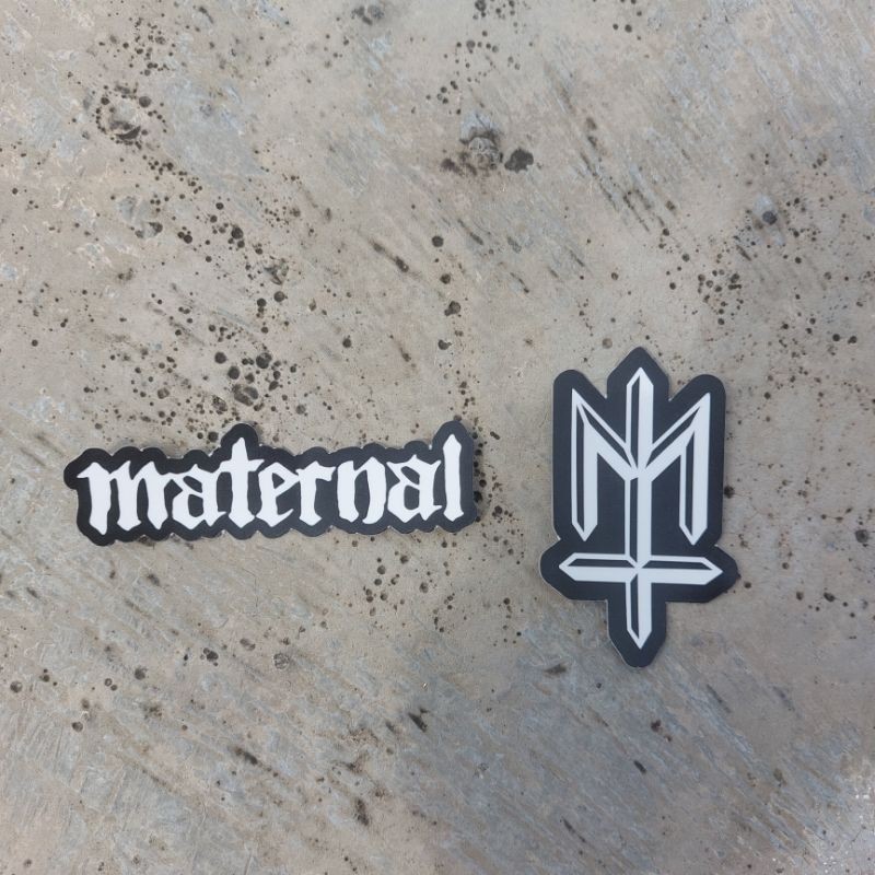 

STIKER - MATERNAL DISASTER - VINYL LAMINASI DIE CUT