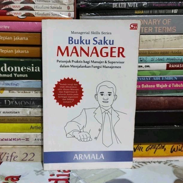 Buku Original Buku Saku MANAGER ARMALA Bekas