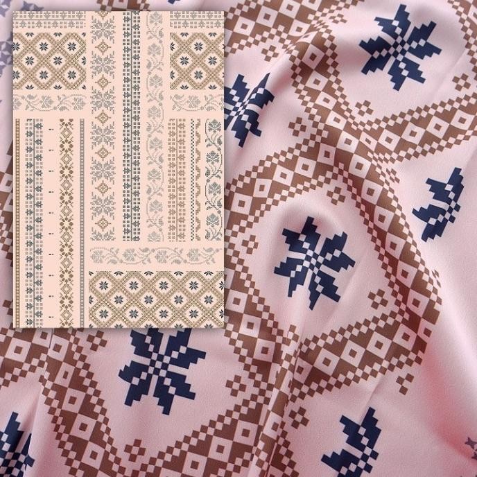 

Trend Kain Satin Motif Geometric D- 1382 Per 0,5 Meter Berkualitas