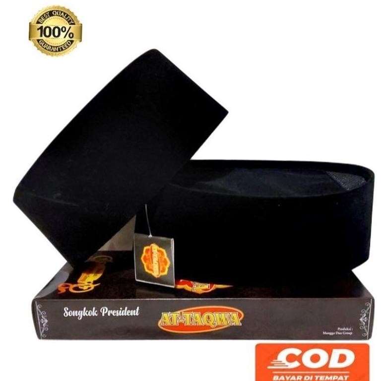 READY STOCK  (10 PCS)PECI SONGKOK NASIONAL AT-TAQWA AC POLOS/