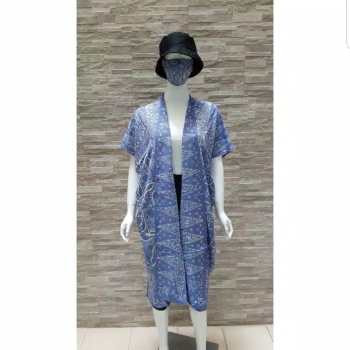 Baju Batik Wanita / Cardigan Batik - Aurellia Cardi & Masker