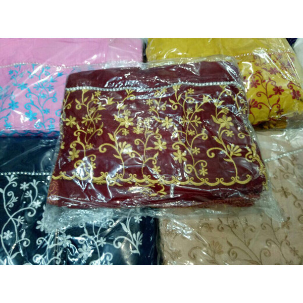 Mukena Bordir Katun Swarovski Mewah Elegan Murah