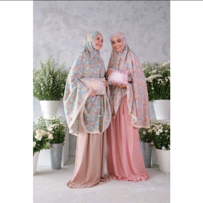 Nuh004- Diva Series Mukena Fahijablove Mukena Travelling Silk Satin