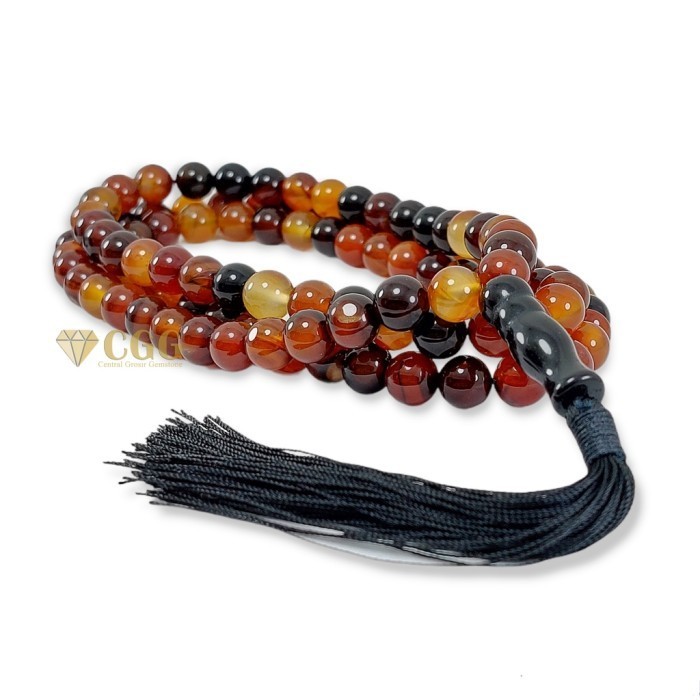 Tasbih Batu Natural Sulaiman Madu Asli