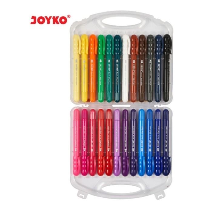 

Silky Crayon / Krayon Halus Joyko Slc-A-24 Colors