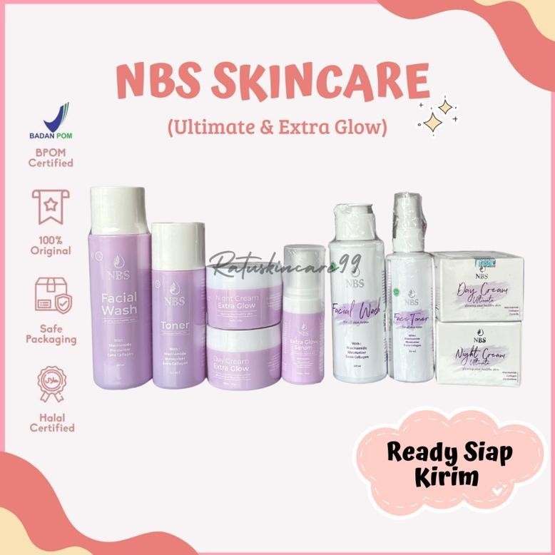 N B S EXTRA GLOW N B S ULTIMATE PEMUTIH WAJAH PENGHILANG FLEK JERAWAT ORIGINAL NONI BEAUTY SKINCARE