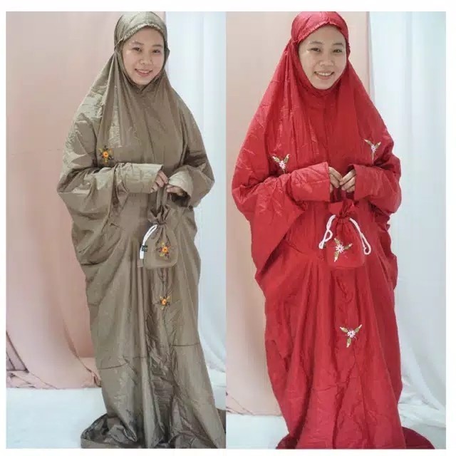 :>:>:>:>] mukena terusan parasut