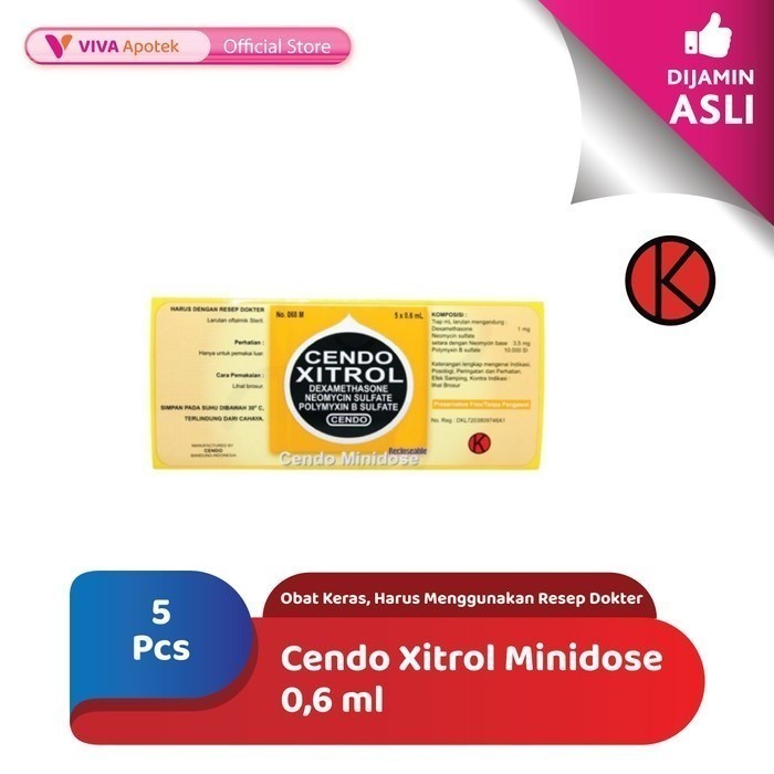 Cendo Xitrol Minidose 0,6 ml (5 Pcs)