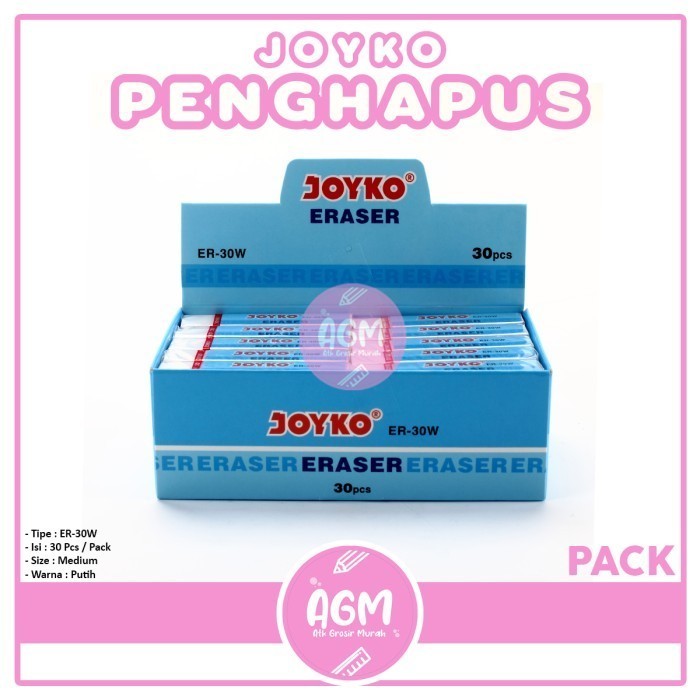 

Joyko - Ghapus Medium Putih Er-30W - Box
