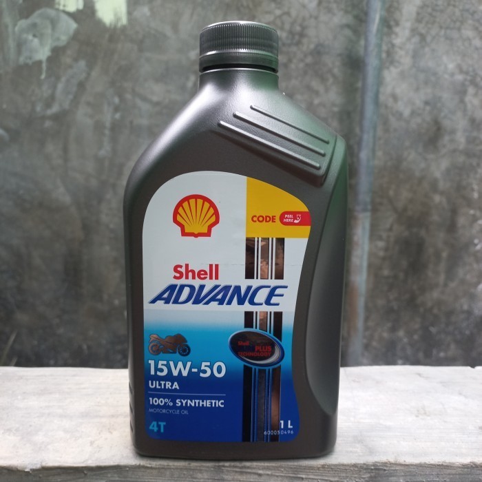 OLI SHELL ADVANCE ULTRA 15W 50 100% SYNTHETIC 1 LITER ORIGINAL