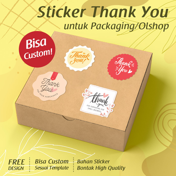 

*#*#*#*#] [CUSTOM] Sticker Thank You/ Sticker Terima Kasih/ Sticker Olshop