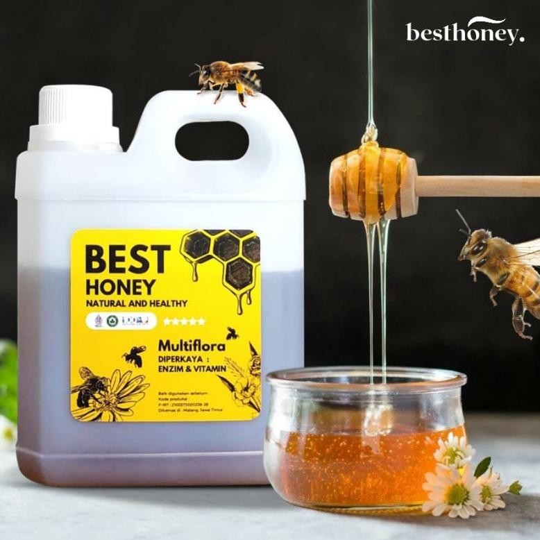 

Baru Best Honey - Madu Asli Madu Multiflora Original - 1Kg Termurah