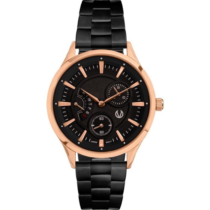 Jam Tangan CHRIST VERRA CHRIST VERRA Wanita Original CV 252459L-15 BLK