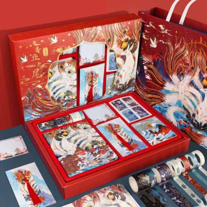 

Hadiah Buku Diary Set Notebook, Washi Tape, Stier, & Calendar