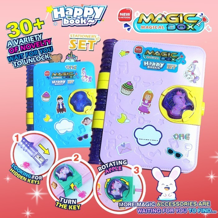 

Magic Book Diary Cute Agenda Buku Anak Perempuan Journal Buku Notes