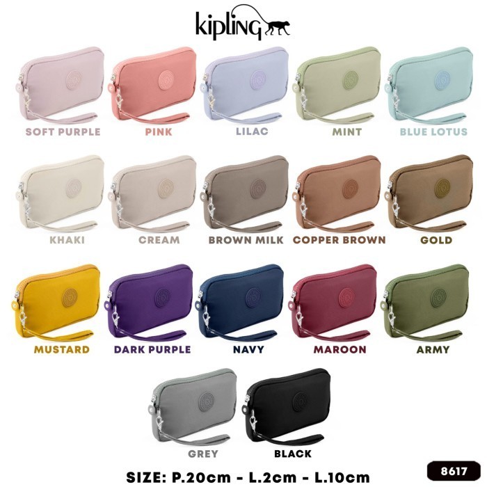 Pouch Kipling Dompet Hp Dan Kartu Banyak Sekat