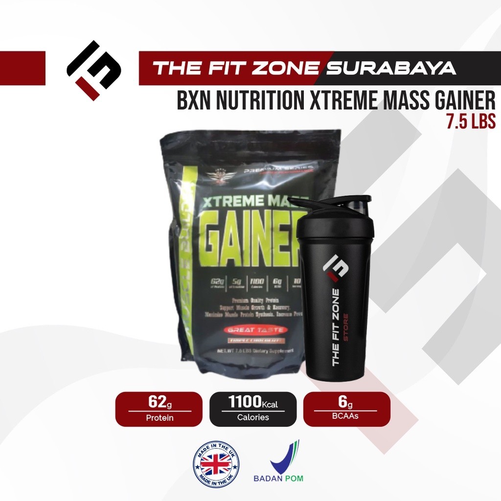 BXN NUTRITION Mass Gainer 7,5 Lbs Supplemen Fitness Weight Mass Gainer Lokal