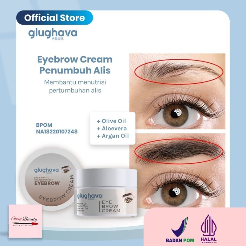 [BPOM]Cream Penumbuh Alis-Menutrisi pertumbuhan alis-Melebatkan Bulu Alis 7x Lebih Cepat