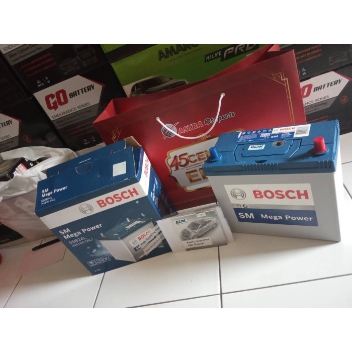 Aki Mobil Suzuki Ertiga, Baleno BOSCH NS60L Aki Kering 12V / 45 Ah