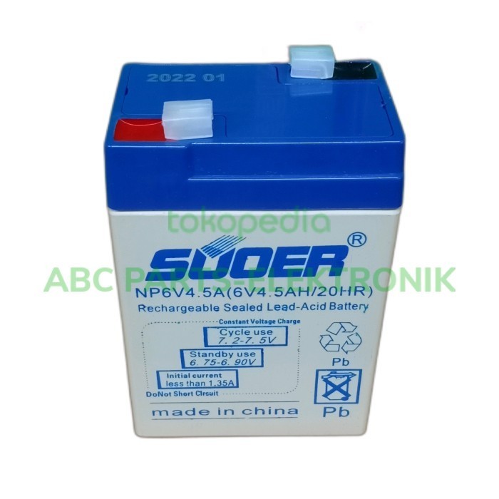 AKI KERING SUOER 6V 4.5AH/20HR