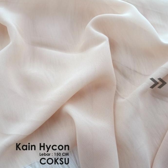 

Terbaru Kain Hycon/Kain Chiffon L 150 Cm(Per 0,5 Meter) Original