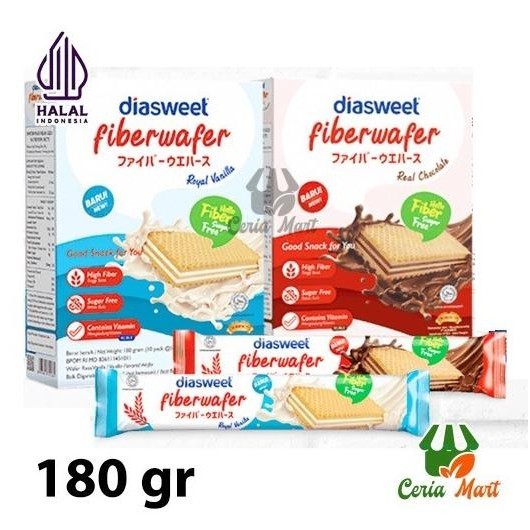 

Terbaru Fiber Wafer Bebas Gula Sugar Free Snack Diabetes Rasa Vanilla Coklat Limited Edition