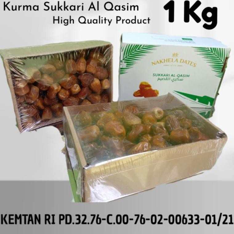 

Kurma Sukkari Al Qasim 1 Kg New